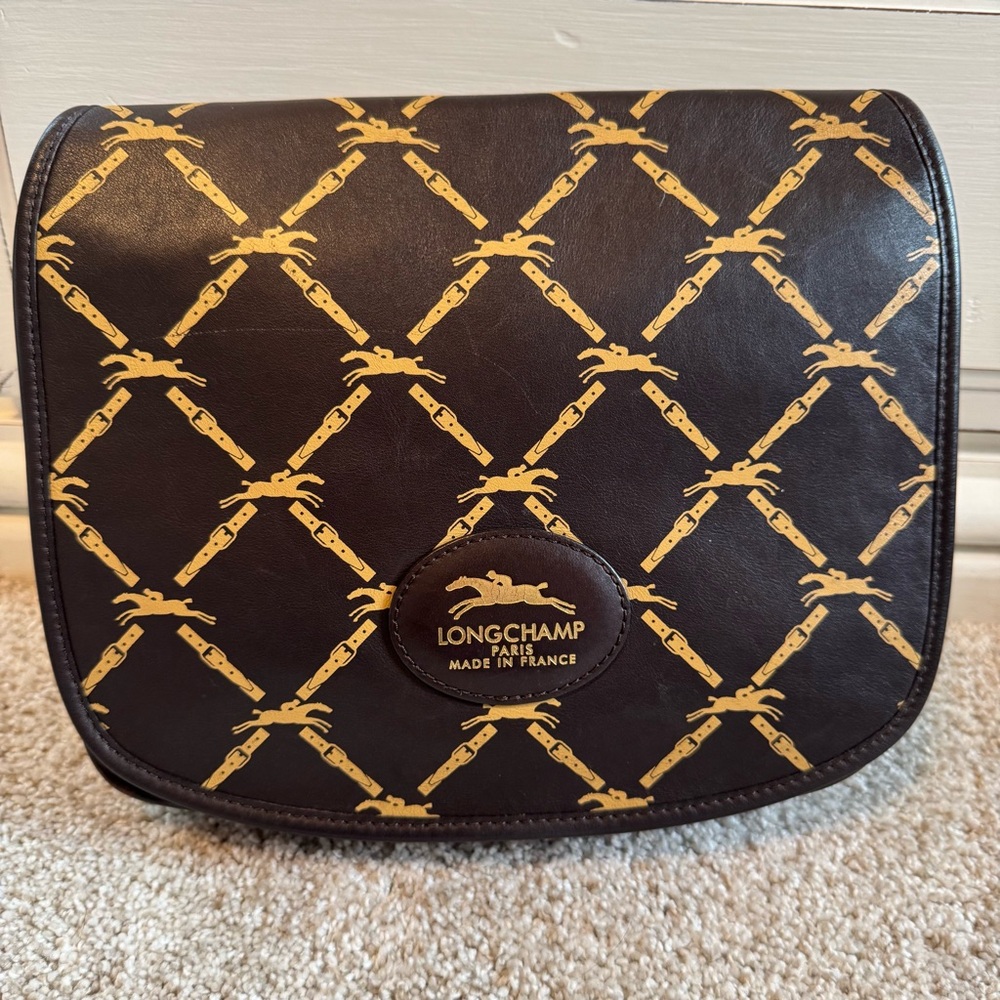 Longchamp Vintage Leather Crossbody